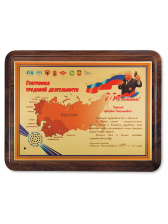 Плакетка наградная - PL356